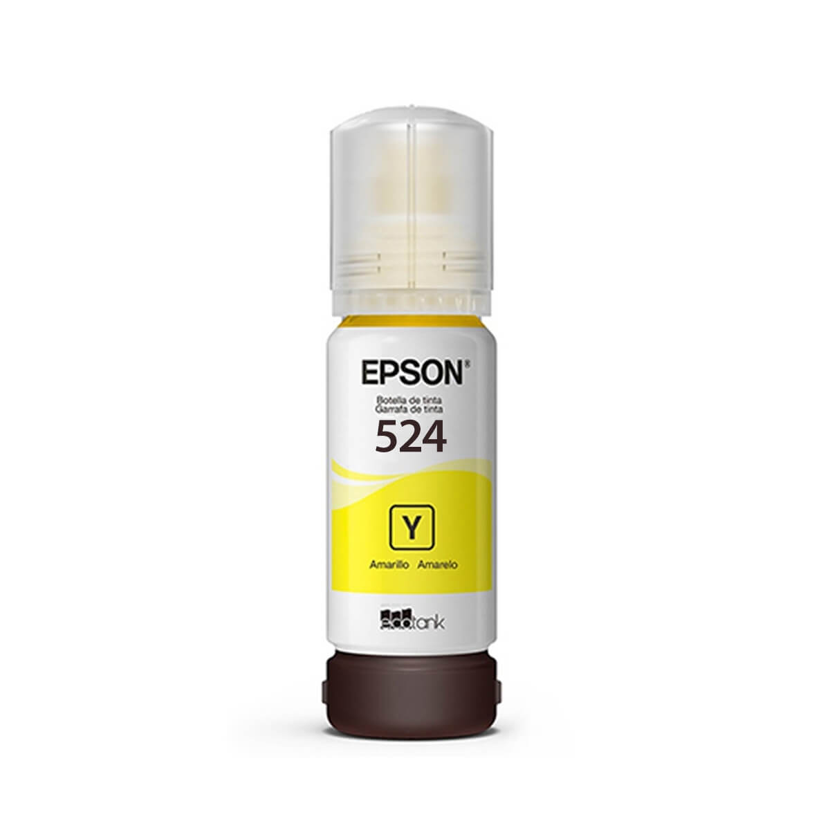 Garrafa de tinta Epson Amarela T524420-AL 70ml p/ L15150 L15160 L6490 - Impressorajato